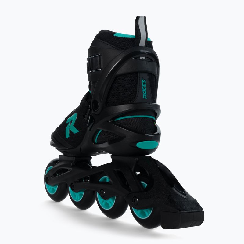 Rolki damskie Roces Icon black/aqua 3