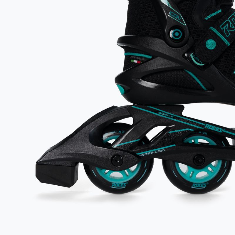 Rolki damskie Roces Icon black/aqua 7