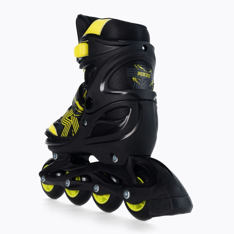 Rolki dziecięce Roces Jokey 3.0 Boy black/lime 3