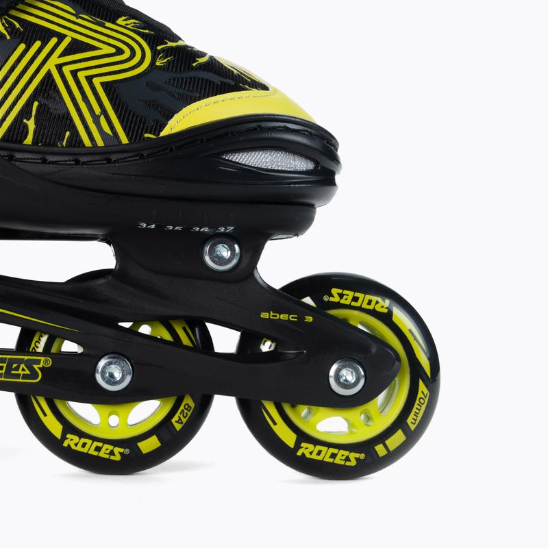 Rolki dziecięce Roces Jokey 3.0 Boy black/lime 6