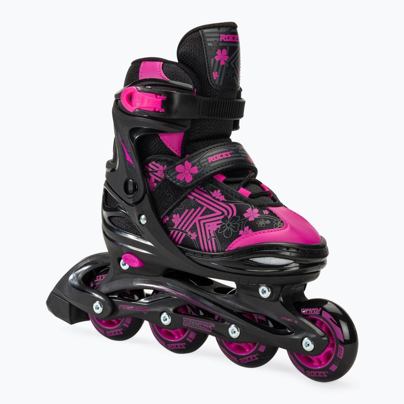 Rolki dziecięce Roces Jokey 3.0 Girl black/pink