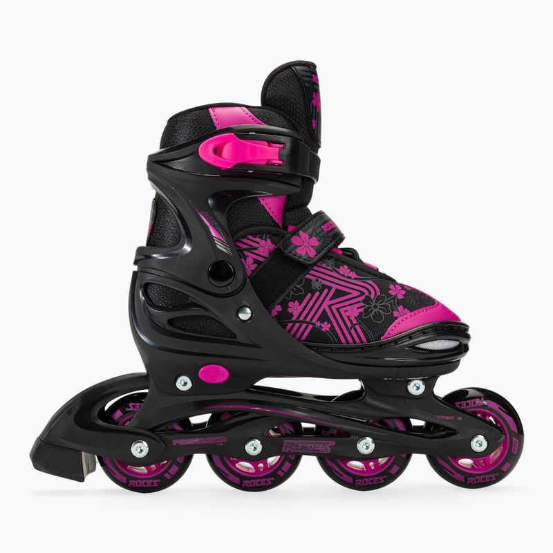 Rolki dziecięce Roces Jokey 3.0 Girl black/pink 2