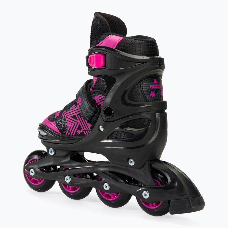Rolki dziecięce Roces Jokey 3.0 Girl black/pink 3