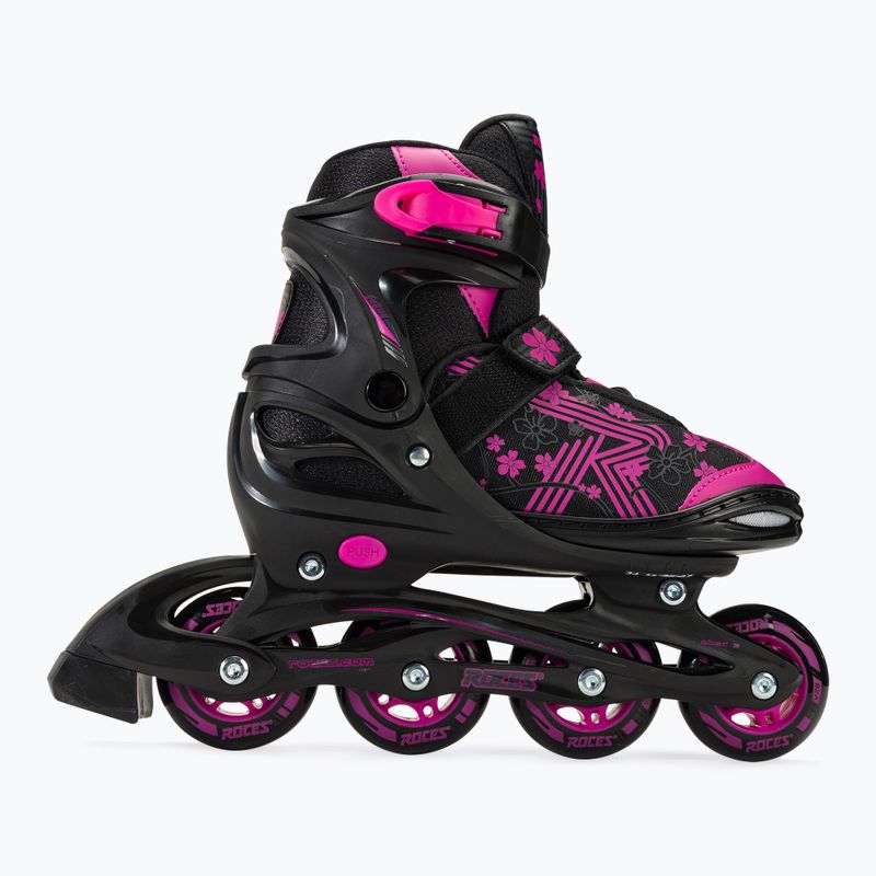 Rolki dziecięce Roces Jokey 3.0 Girl black/pink 6