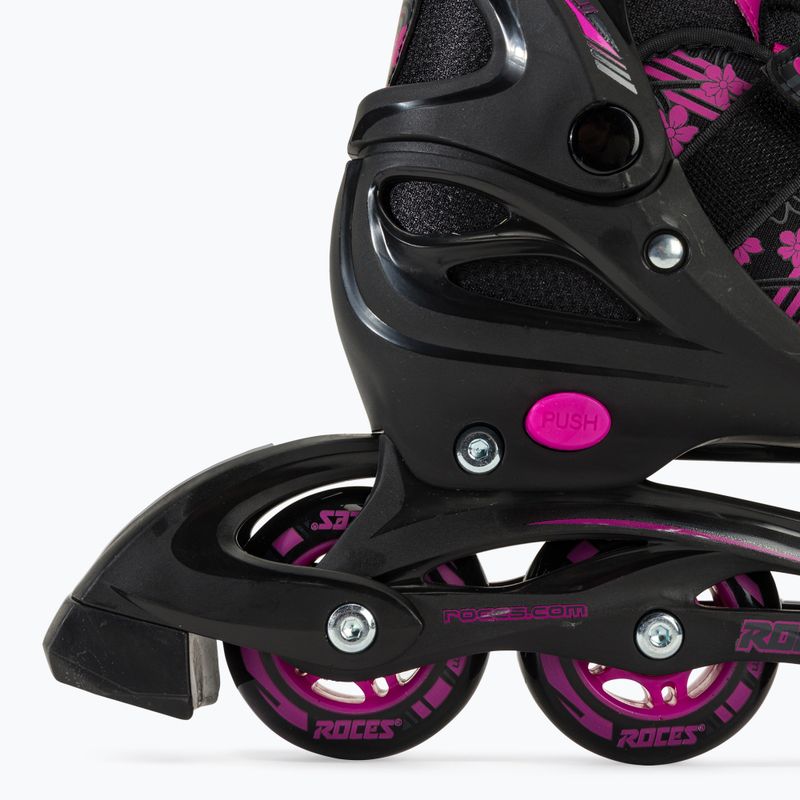 Rolki dziecięce Roces Jokey 3.0 Girl black/pink 7