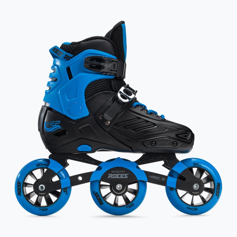 Rolki dziecięce Roces Yep 3X90 TIF black/astro blue 2