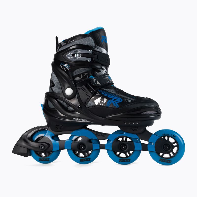 Rolki dziecięce Roces Moody Boy TIF black/astro blue 2