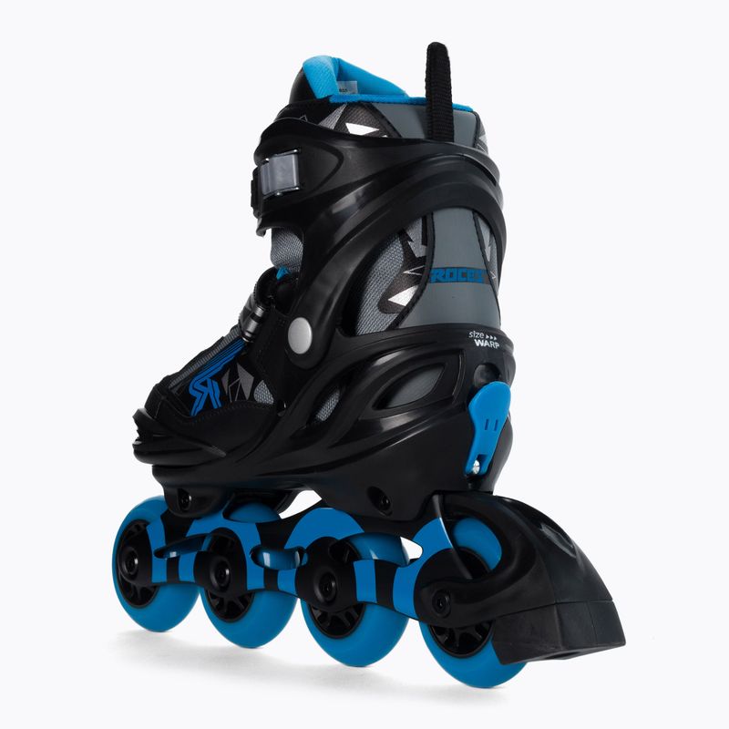 Rolki dziecięce Roces Moody Boy TIF black/astro blue 3