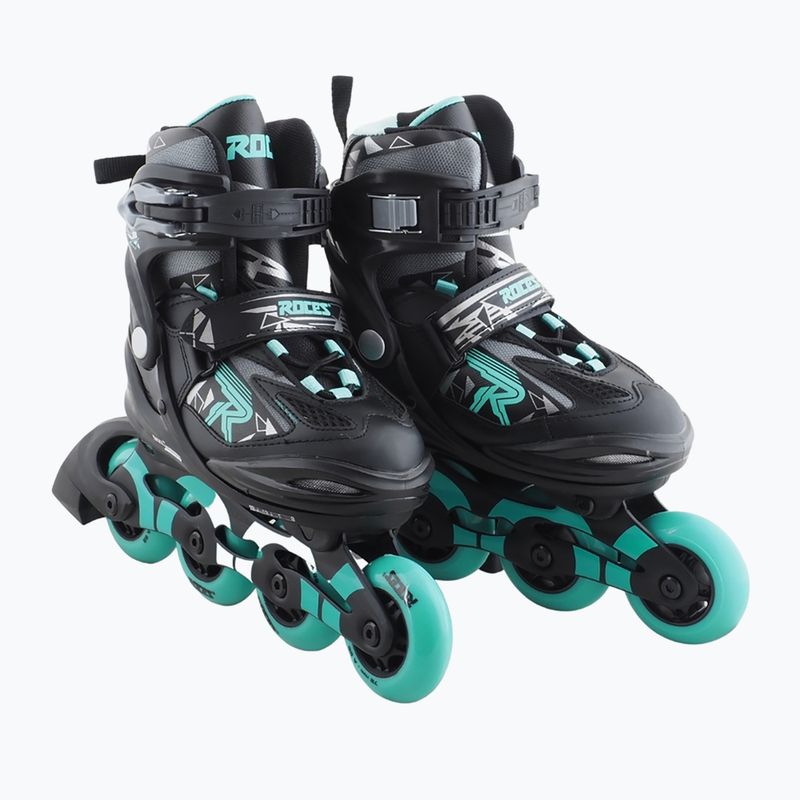 Rolki dziecięce Roces Moody Girl TIF black/aqua 11