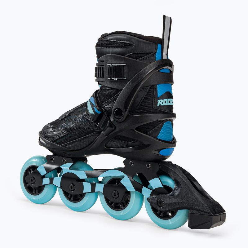 Rolki damskie Roces Helium II TIF black/azure 3