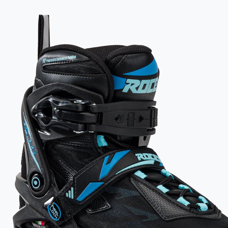 Rolki damskie Roces Helium II TIF black/azure 5