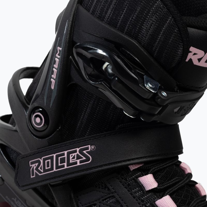 Rolki damskie Roces Warp Thread TIF black/light pink 5