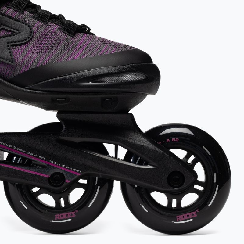 Rolki damskie Roces Weft Thread black/fuscia 6