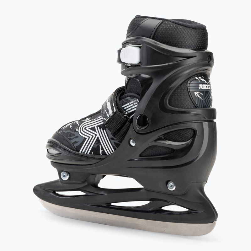 Łyżwy dziecięce Roces Jokey Ice 3.0 Boy black/white 3