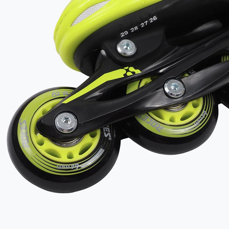 Rolki dziecięce Roces Jokey X Boy black/lime 6