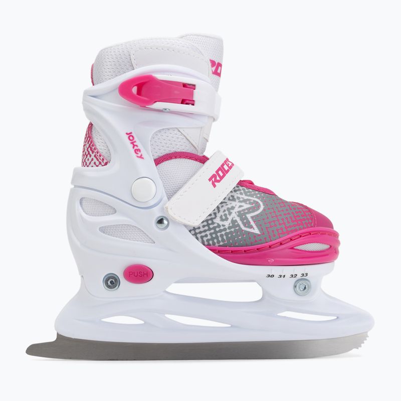 Łyżwy dziecięce Roces Jokey Ice X white/pink 2