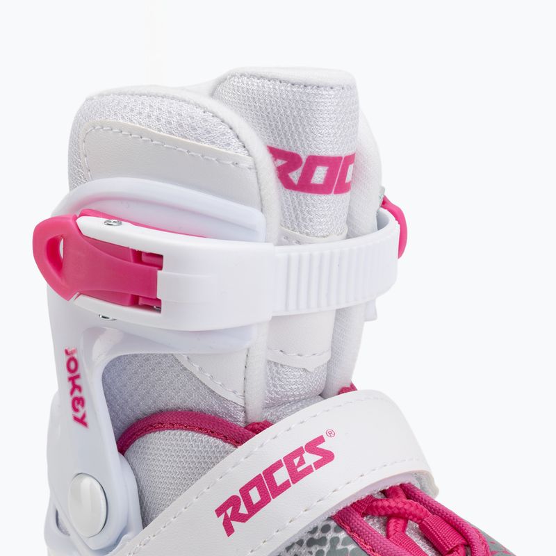 Łyżwy dziecięce Roces Jokey Ice X white/pink 5