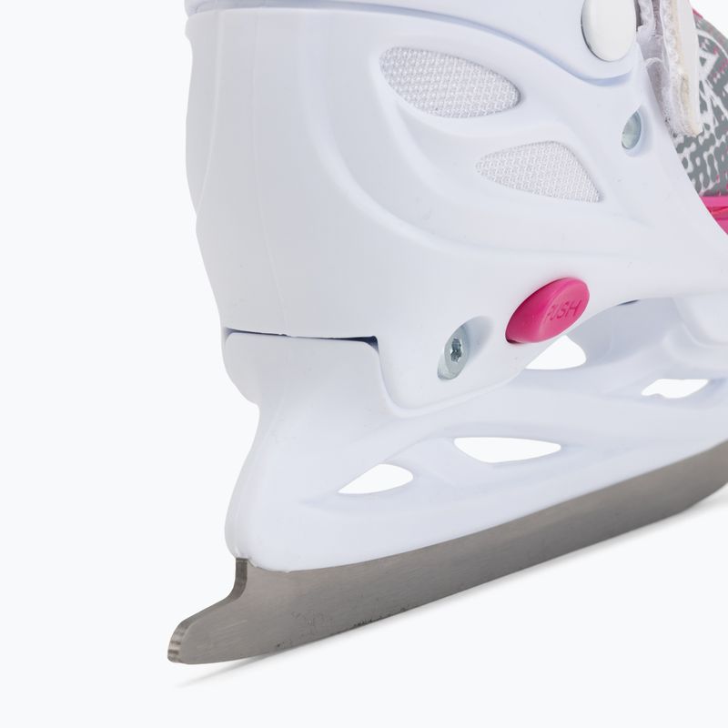 Łyżwy dziecięce Roces Jokey Ice X white/pink 8