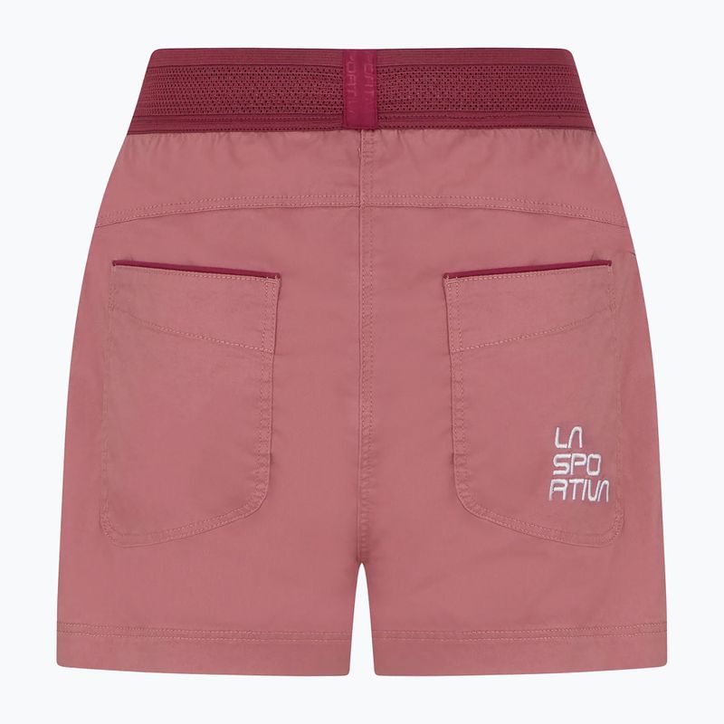 Spodenki wspinaczkowe damskie La Sportiva Joya blush red plum 2