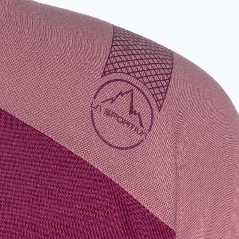 Koszulka wspinaczkowa damska La Sportiva Hold red plum blush 3