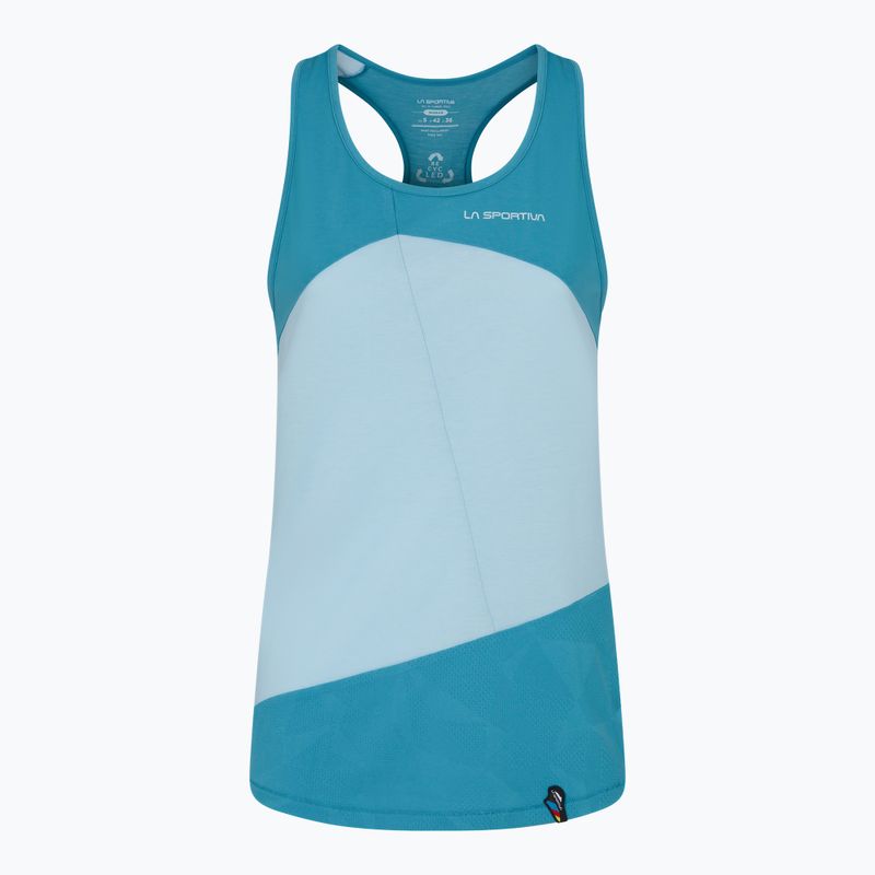 Koszulka wspinaczkowa damska La Sportiva Charm Tank topaz celestial blue