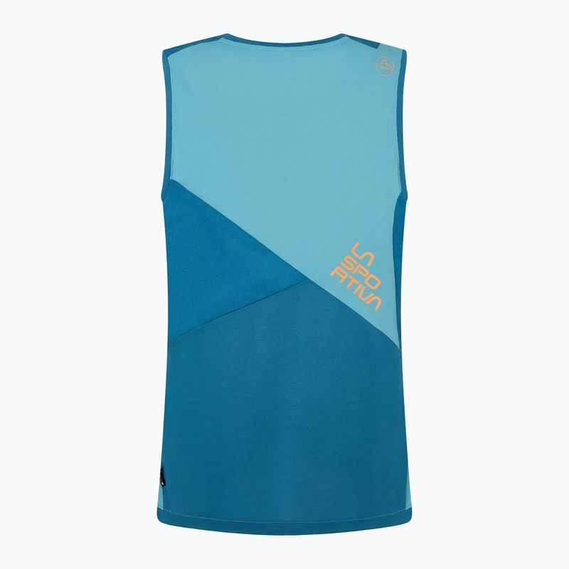 Koszulka wspinaczkowa męska La Sportiva Crimp Tank topaz space blue 2