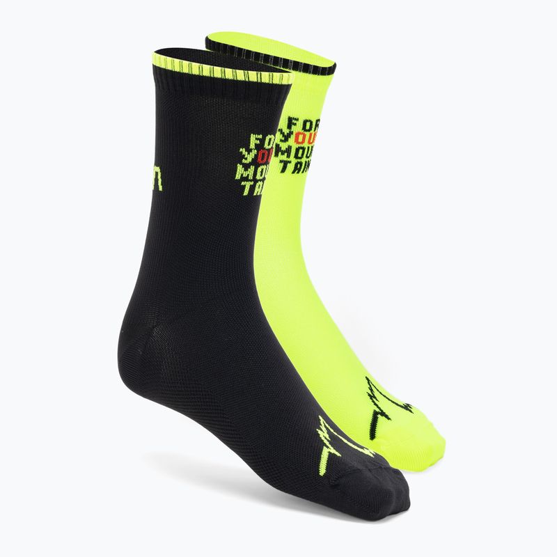 Skarpety La Sportiva For Your Mountain black/neon