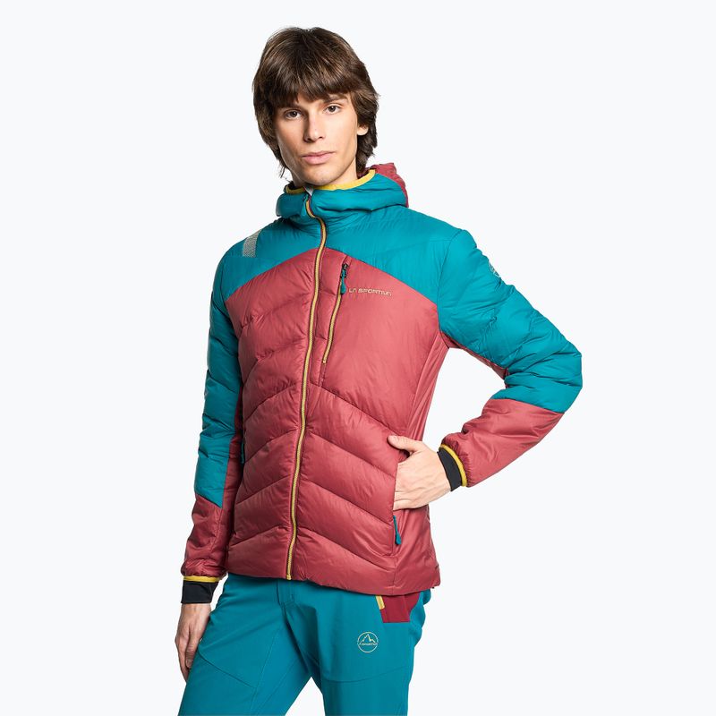 Kurtka puchowa męska La Sportiva Deimos Down sangria/crystal