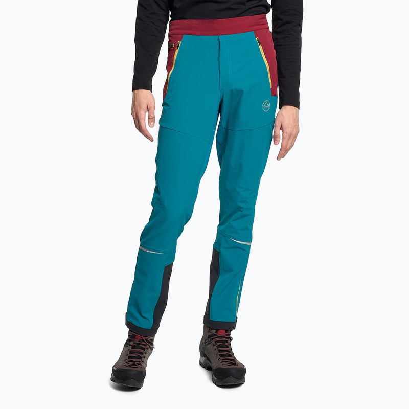 Spodnie skiturowe męskie La Sportiva Karma crystal/sangria