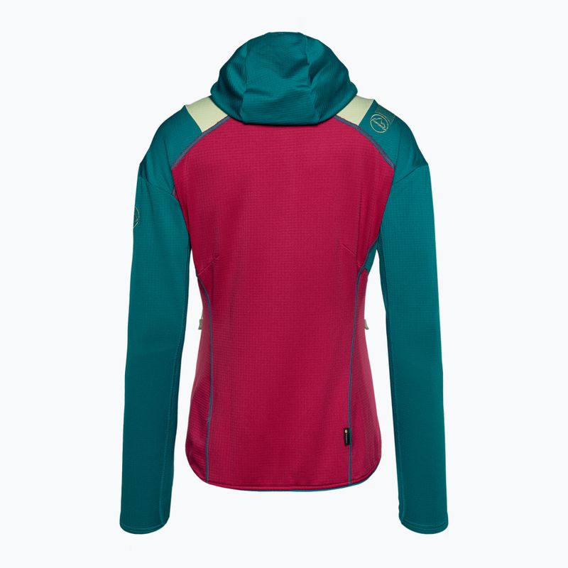 Bluza trekkingowa damska La Sportiva Upendo Hoody cerise/crystal 2