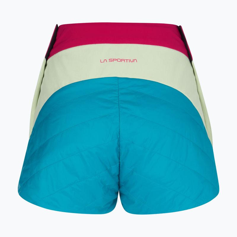 Spodenki trekkingowe damskie La Sportiva Parallel Primaloft crystal/celadon 2