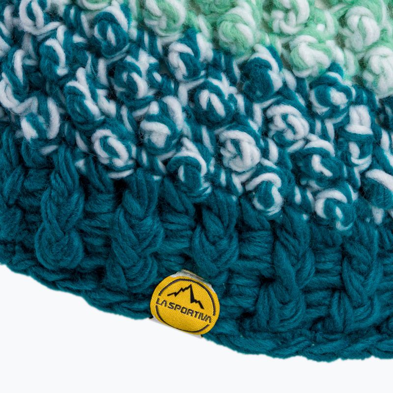 Czapka zimowa damska La Sportiva Terry Beanie turquoise/crystal 3