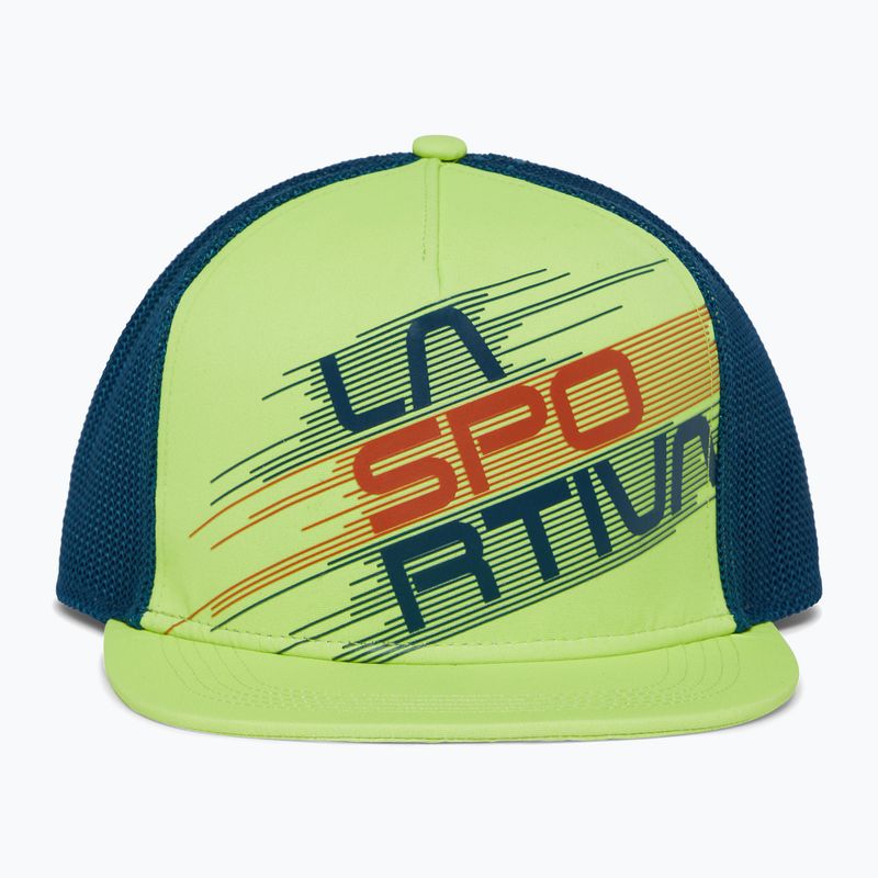 Czapka z daszkiem La Sportiva Trucker Hat Stripe Evo lime punch/storm blue 5