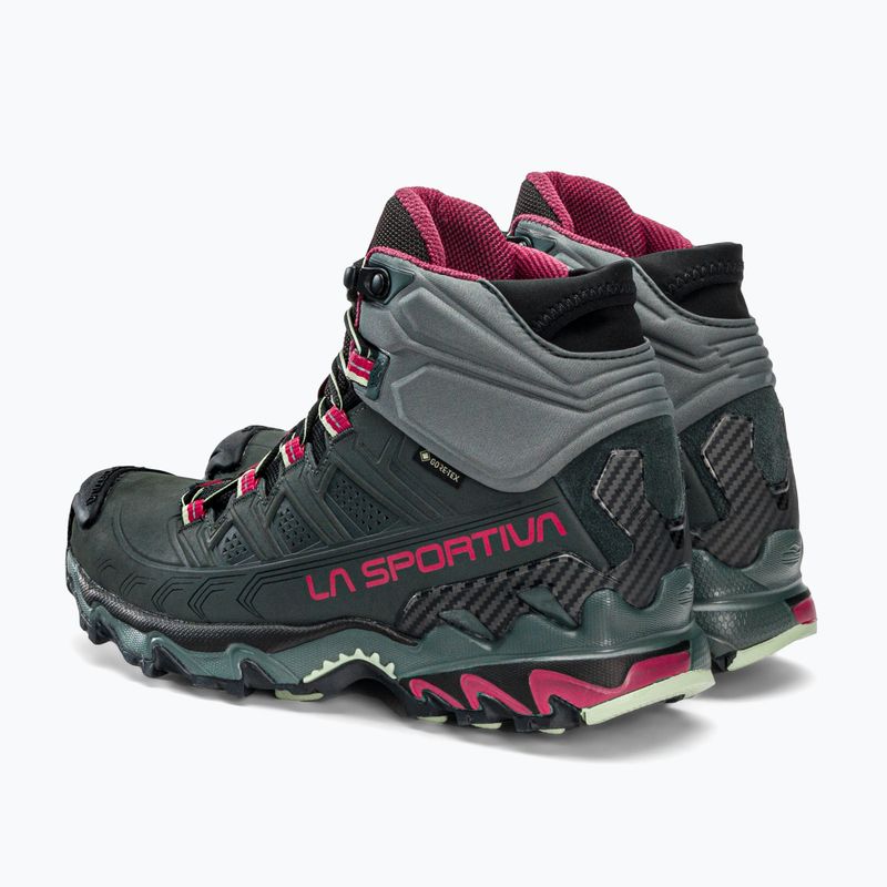 Buty trekkingowe damskie La Sportiva Ultra Raptor II Mid Leather GTX charcoal/cerise 3