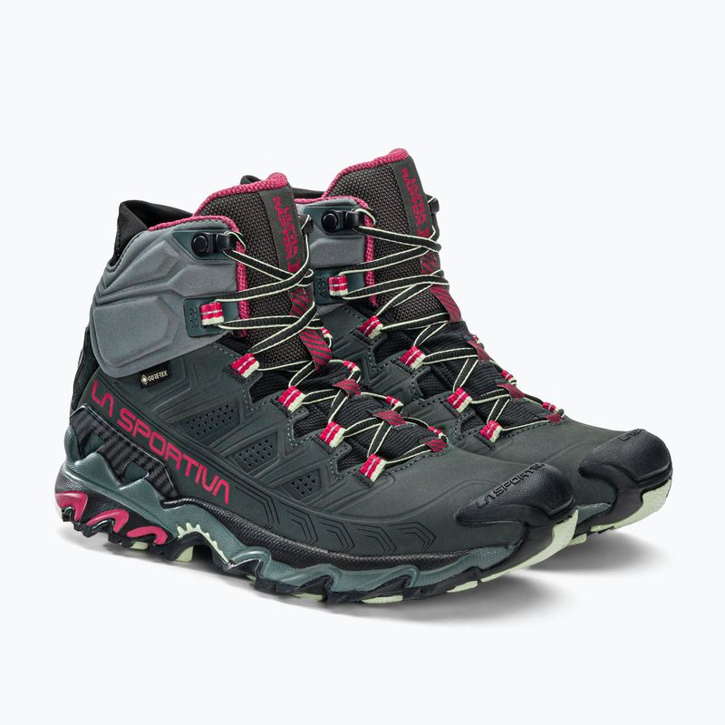 Buty trekkingowe damskie La Sportiva Ultra Raptor II Mid Leather GTX charcoal/cerise 4