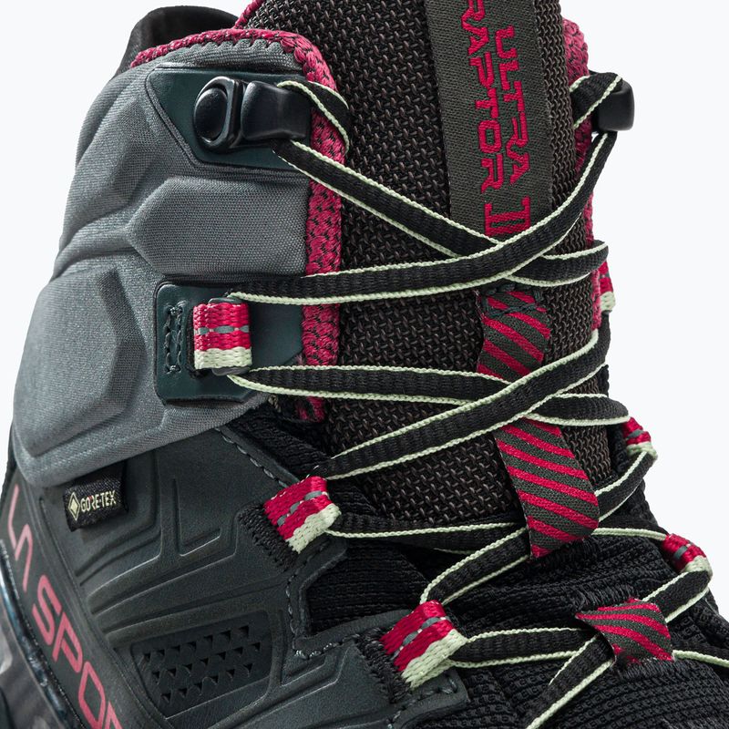 Buty trekkingowe damskie La Sportiva Ultra Raptor II Mid Leather GTX charcoal/cerise 11