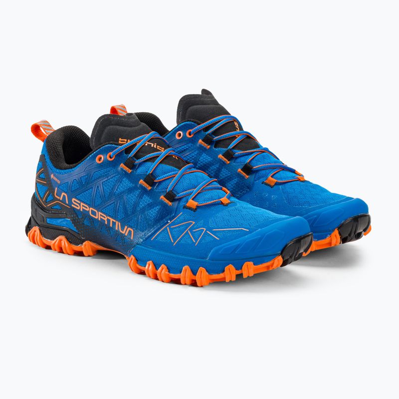 Buty do biegania męskie La Sportiva Bushido II Gtx electric blue/tiger 4