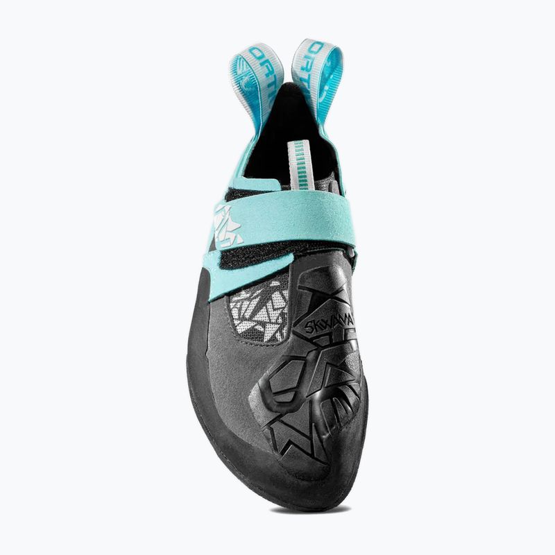 Buty wspinaczkowe damskie La Sportiva Skwama Vegan 2024 carbon/turquoise 11
