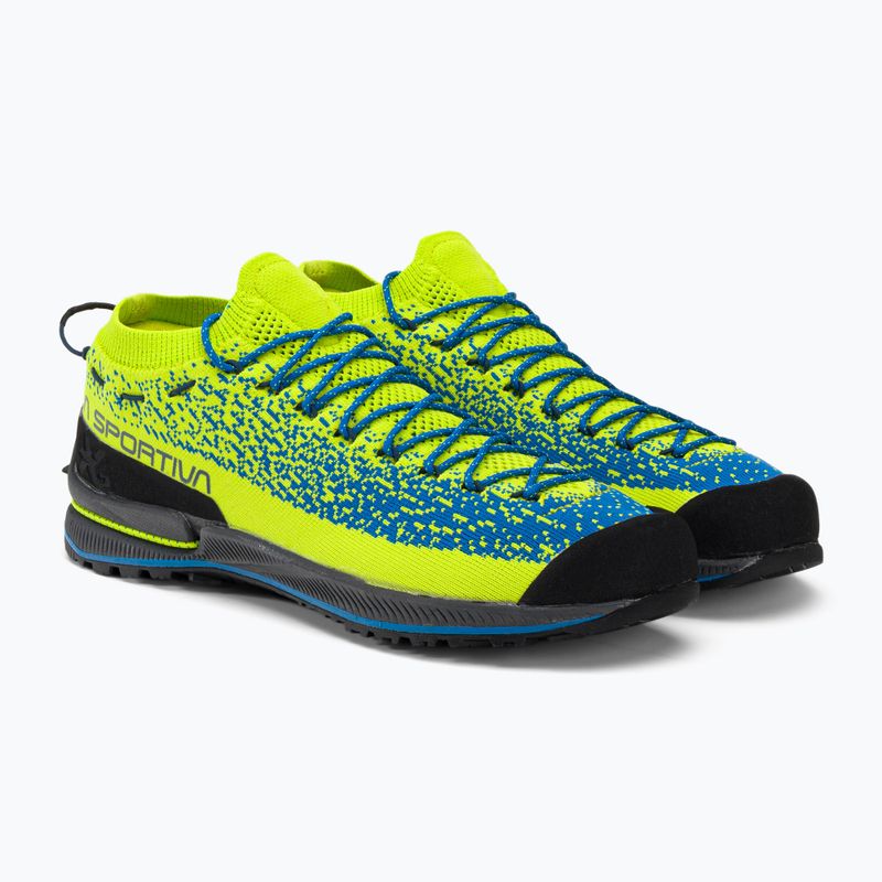 Buty podejściowe męskie La Sportiva TX2 Evo lime punch/electric blue 4