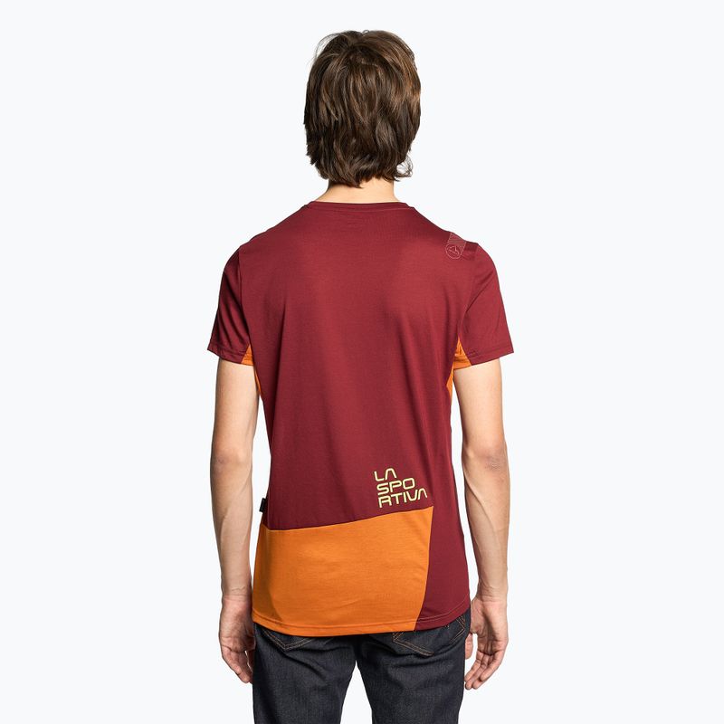 Koszulka wspinaczkowa męska La Sportiva Grip hawaiian sun/sangria 2