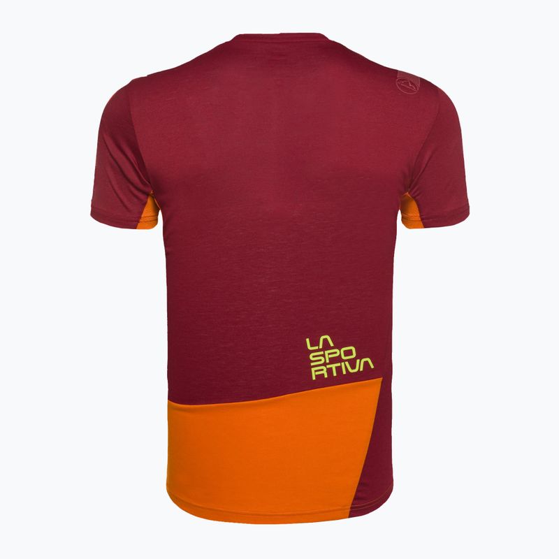 Koszulka wspinaczkowa męska La Sportiva Grip hawaiian sun/sangria 5