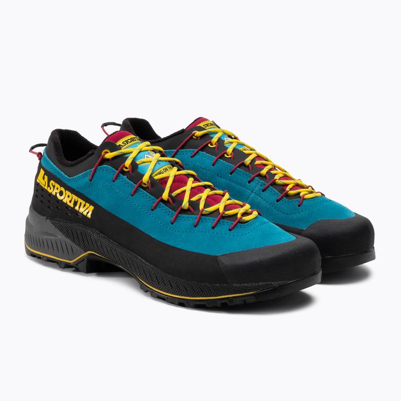Buty podejściowe męskie La Sportiva TX4 R turchese/giallo 4