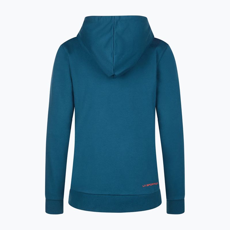 Bluza trekkingowa damska La Sportiva Retro Hoody storm blue 6