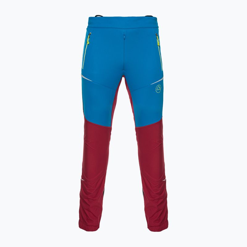 Spodnie trekkingowe męskie La Sportiva Ikarus sangria/electric blue 5