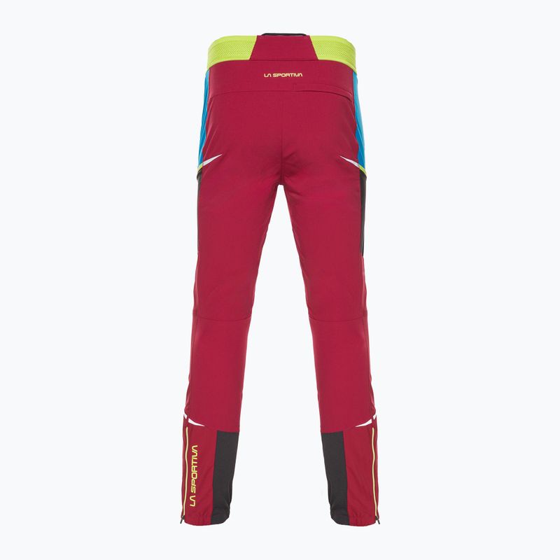 Spodnie trekkingowe męskie La Sportiva Ikarus sangria/electric blue 6