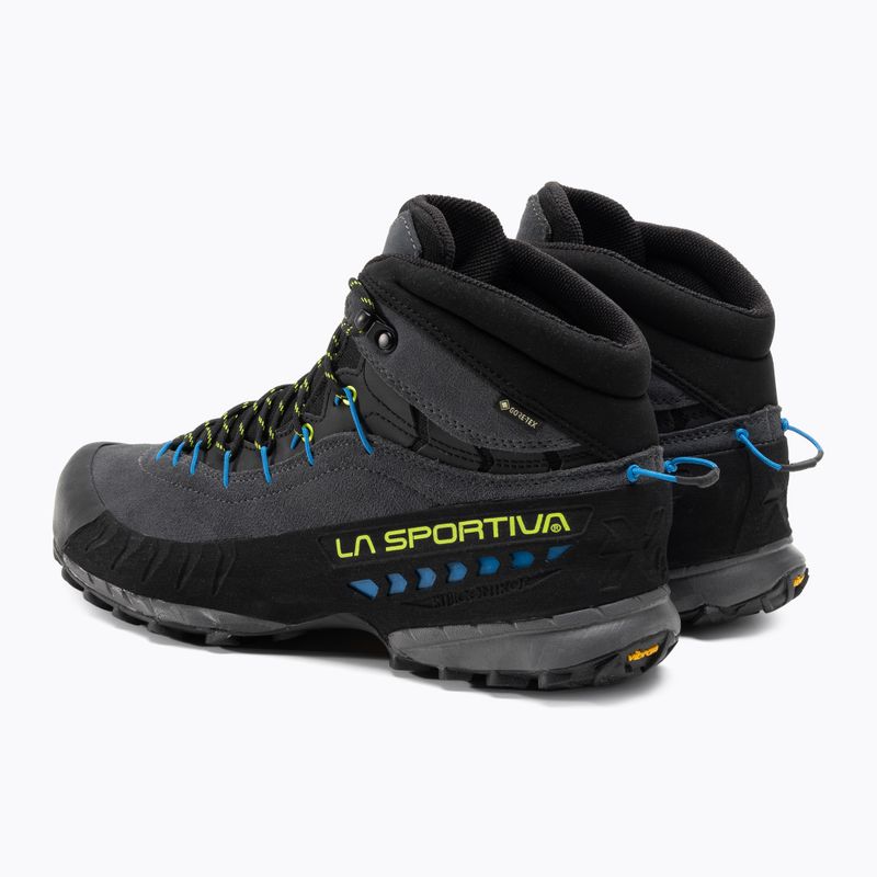 Buty podejściowe męskie La Sportiva TX4 Mid GTX carbon/lime punch 3