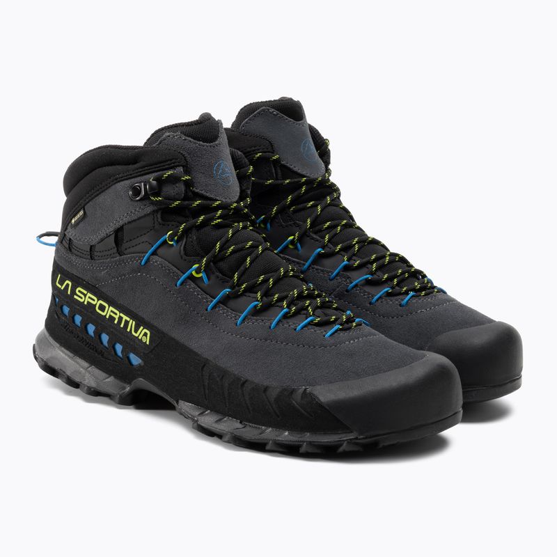 Buty podejściowe męskie La Sportiva TX4 Mid GTX carbon/lime punch 4