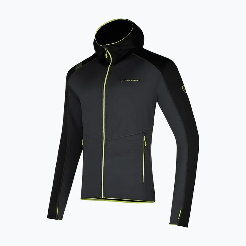 Bluza męska La Sportiva Upendo Hoody carbon/ lime punch 7