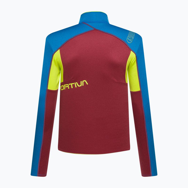 Bluza trekkingowa męska La Sportiva Elements sangria/electric blue 2