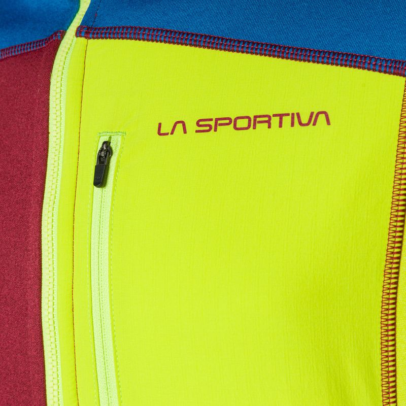 Bluza trekkingowa męska La Sportiva Elements sangria/electric blue 3